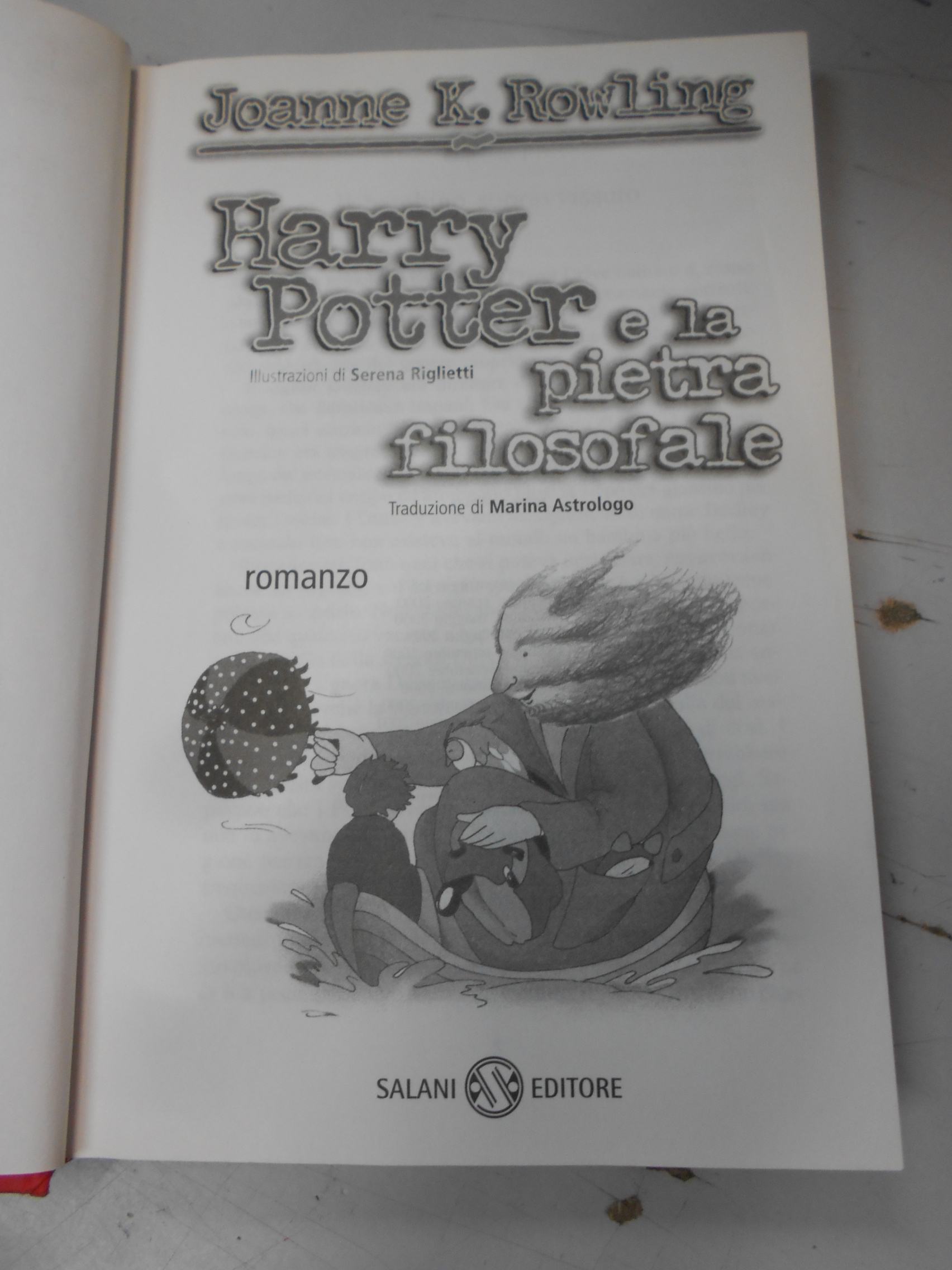 Harry Potter E La Pietra Filosofale Prima Edizione