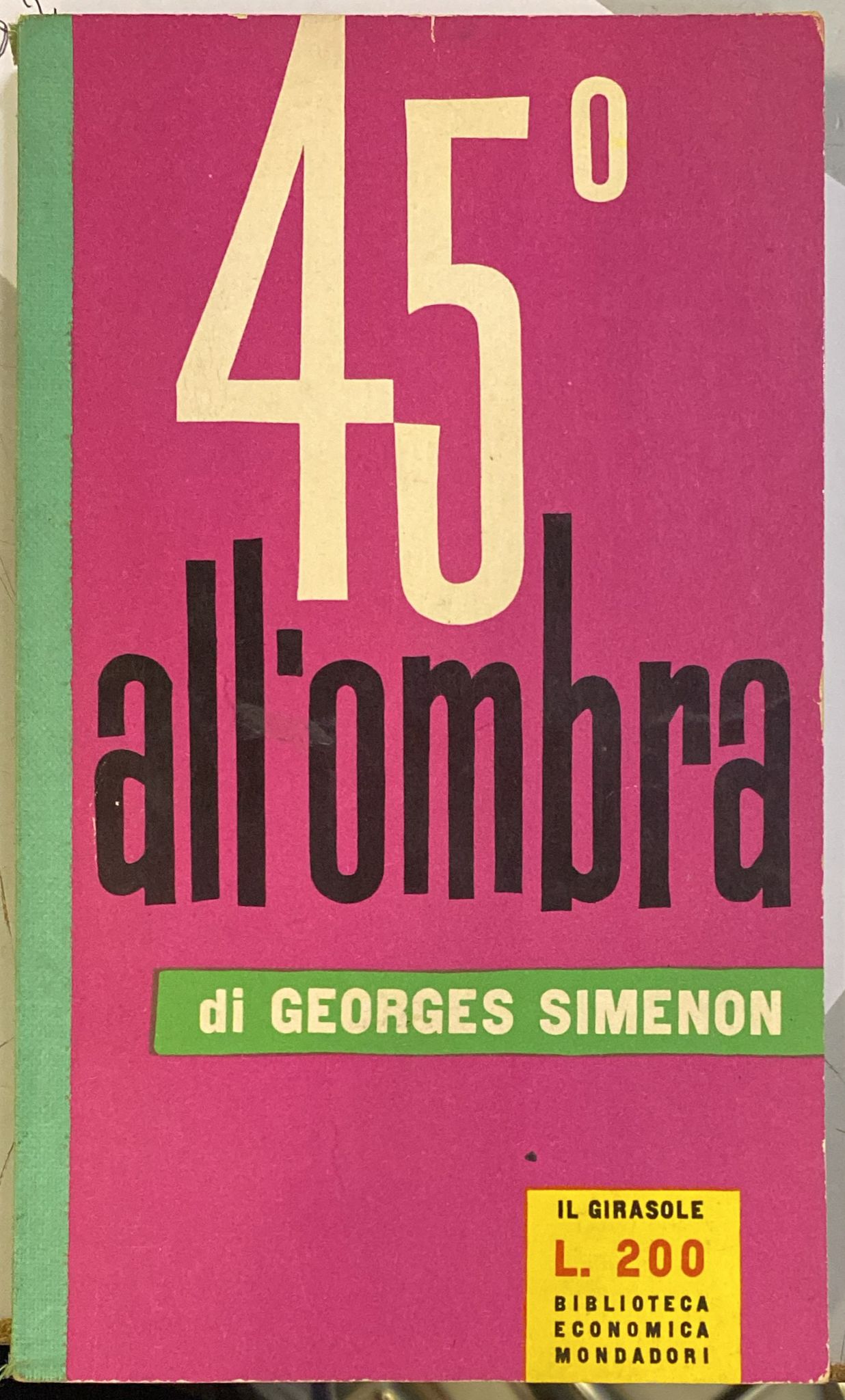 45 all\'ombra ITA Simenon Georges B01BF0TT1O