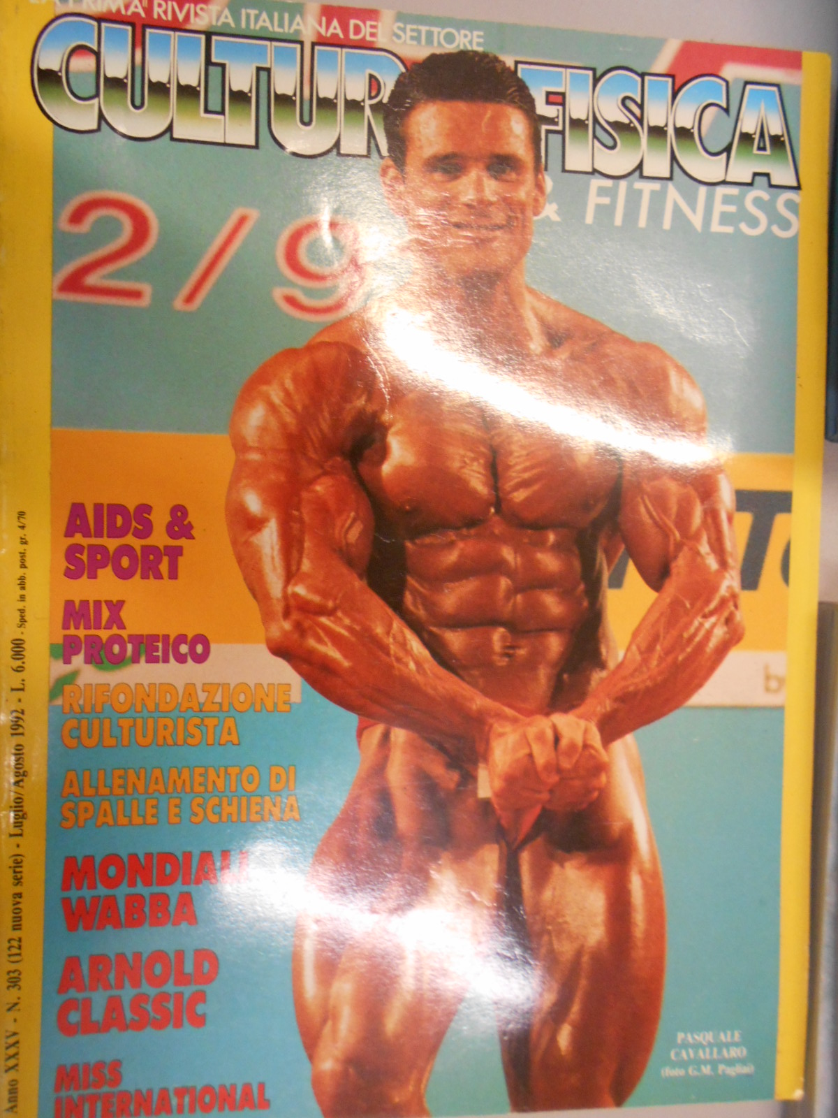 cultura fisica e fitness 1992 luglio/agosto (bodybuilding) aavv 
