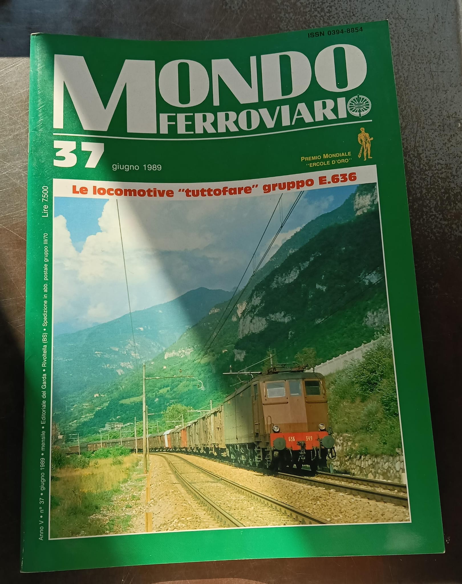 mondo ferroviario 37 - giugno 1989 aa.vv. - Buone condizioni