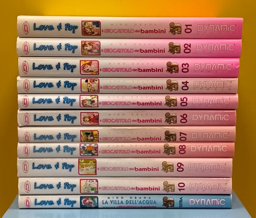 rossana il giocattolo dei bambini serie completa manga 1-10 + 1 speciale dynamic Obana Miho 