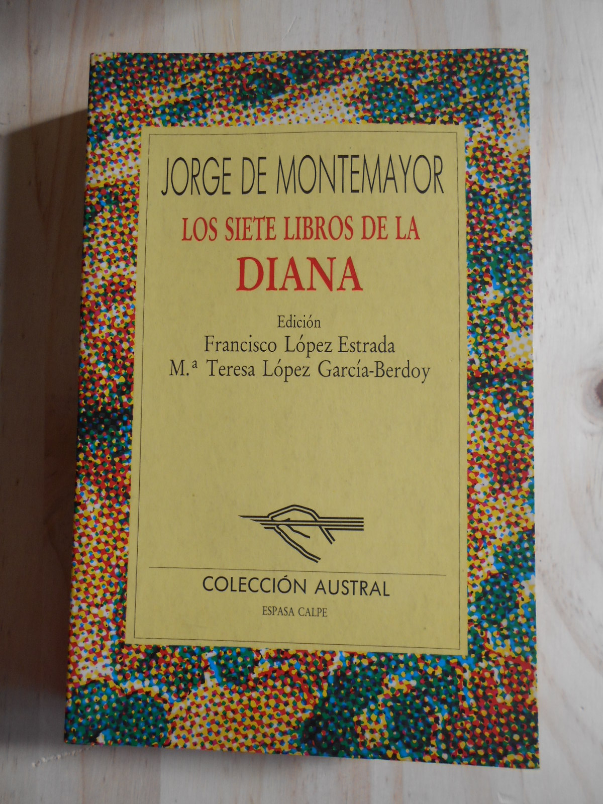 siete libros de la diana montemayor jorge de 8423973093