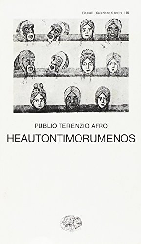 heautontimorumenos la commedia dell\'autopunizione terenzio 9788806074012