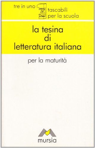 tesina di lett.italiana x maturita 3in1 di sacco 8842503525
