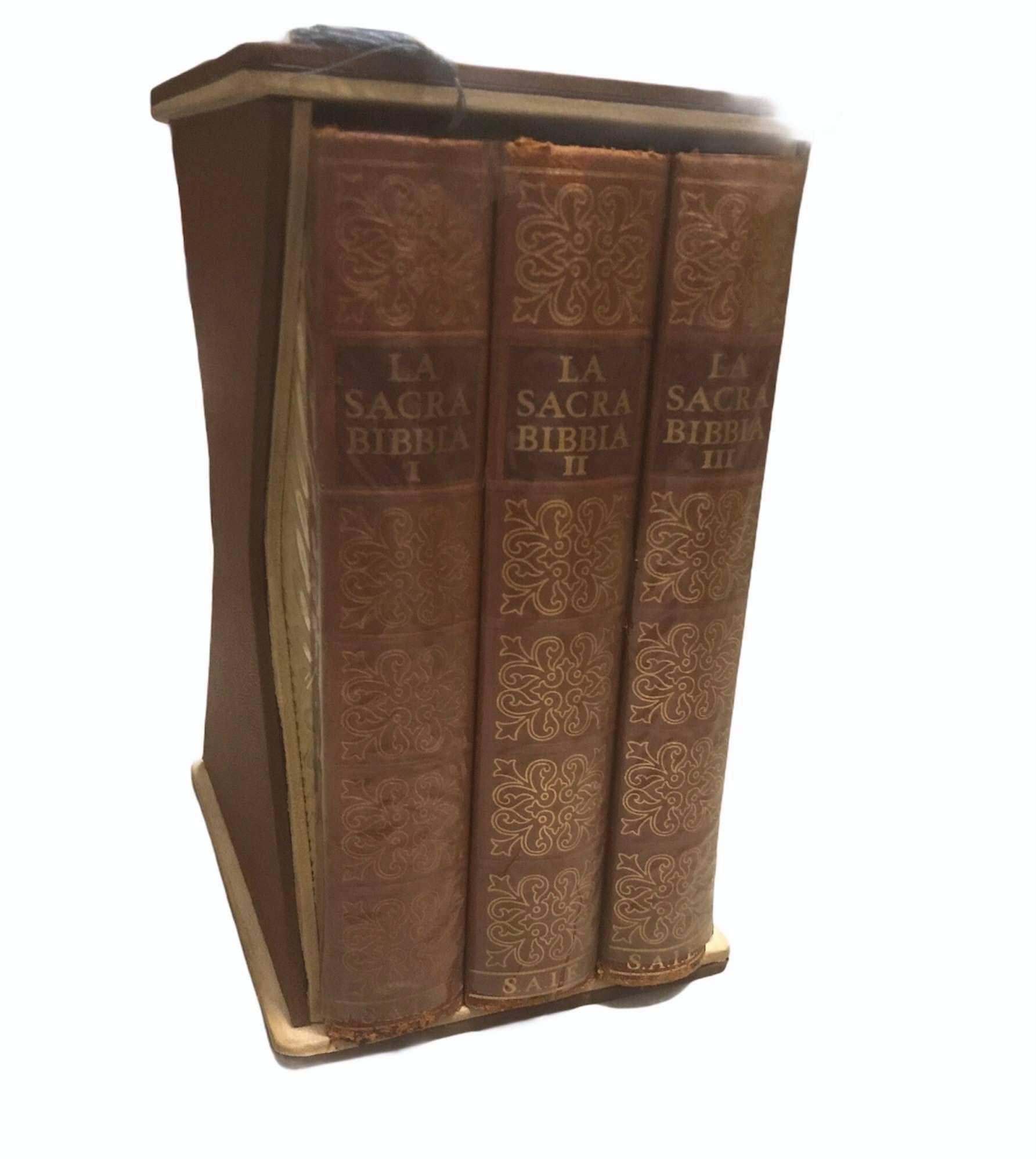 sacra bibbia in 3 volumi saie illustrata Tintori B01N3R4JS3